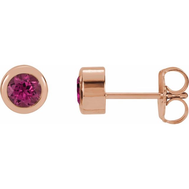 Natural Pink Tourmaline | Round | 4mm