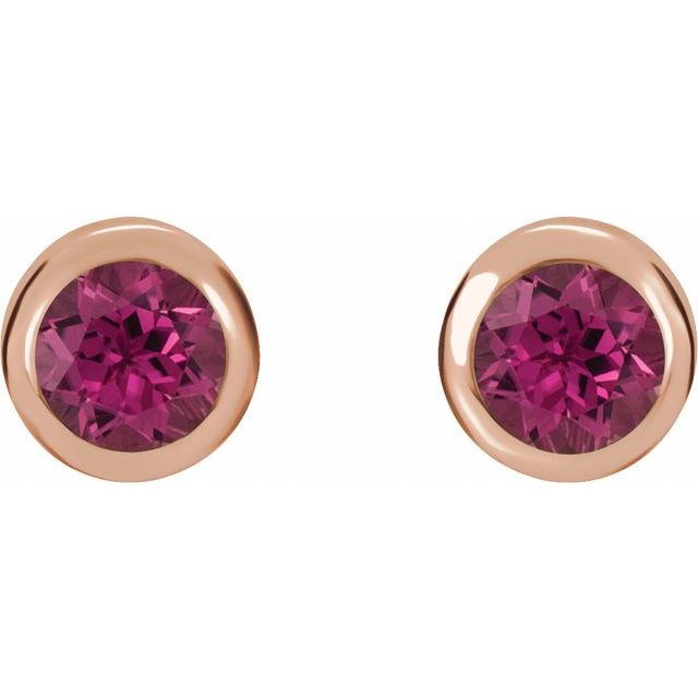 Natural Pink Tourmaline | Round | 4mm