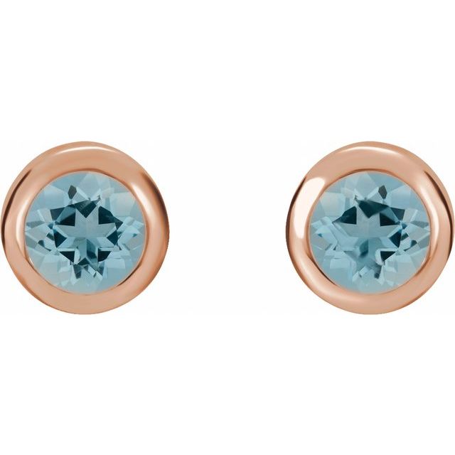 Natural Aquamarine | Round | 4mm