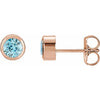Natural Aquamarine | Round | 4mm