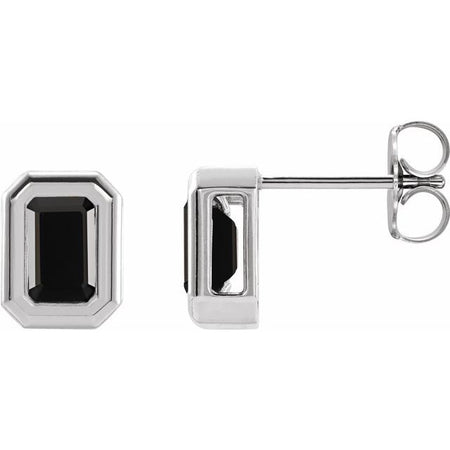 Natural Black Onyx | Emerald | 5 x 3mm