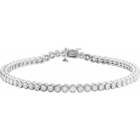 Natural Diamond | Round | 3.2mm :: 6 Ctw | Natural Diamond | Round | 2.4mm :: 3 1/6 Ctw