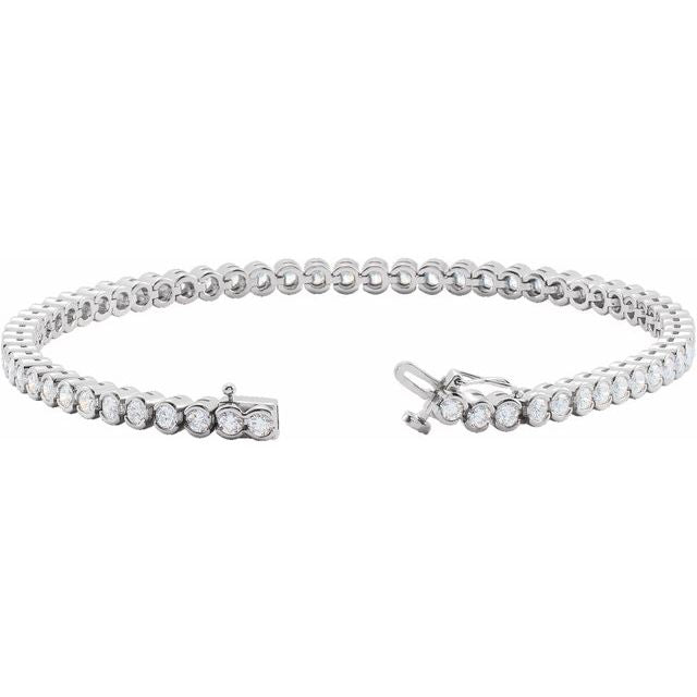Natural Diamond | Round | 3.2mm :: 6 Ctw | Natural Diamond | Round | 2.4mm :: 3 1/6 Ctw
