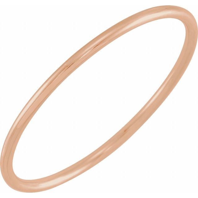 52299 / Ring / 14K Rose / 3 / Polished / Stackable Ring