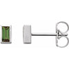 Natural Green Tourmaline | Straight baguette | 4 x 2mm