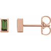Natural Green Tourmaline | Straight baguette | 4 x 2mm