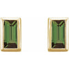 Natural Green Tourmaline | Straight baguette | 4 x 2mm