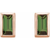 Natural Green Tourmaline | Straight baguette | 4 x 2mm