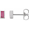 Natural Pink Tourmaline | Straight baguette | 4 x 2mm