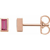 Natural Pink Tourmaline | Straight baguette | 4 x 2mm