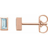 Natural Sky Blue Topaz | Straight baguette | 4 x 2mm