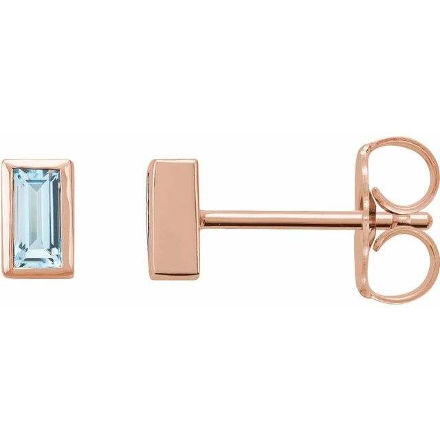 Natural Sky Blue Topaz | Straight baguette | 4 x 2mm