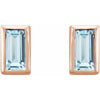 Natural Sky Blue Topaz | Straight baguette | 4 x 2mm
