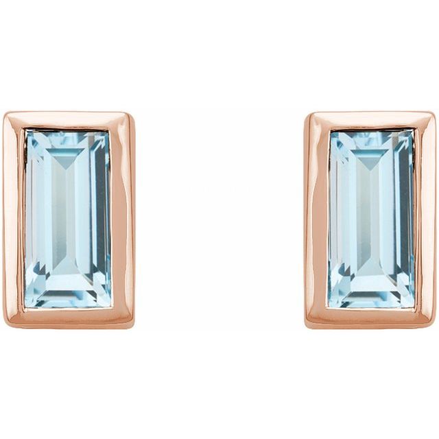 Natural Sky Blue Topaz | Straight baguette | 4 x 2mm