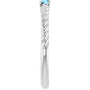 Natural Aquamarine | Round | 3mm | Natural Aquamarine | Round | 4mm