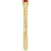 Natural Ruby | Round | 3mm | Lab-Grown Ruby | Round | 3mm | Natural Ruby | Round | 4mm | Lab-Grown Ruby | Round | 4mm