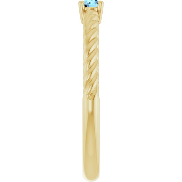 Natural Aquamarine | Round | 3mm | Natural Aquamarine | Round | 4mm