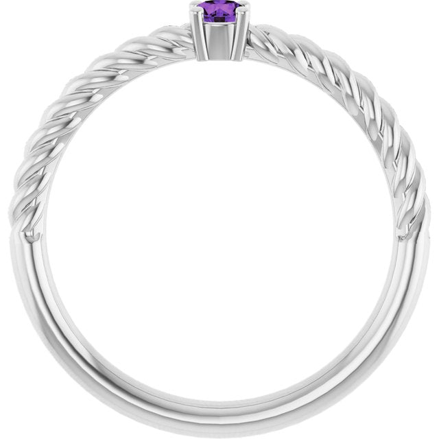 Natural Amethyst | Round | 3mm