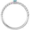 Natural Blue Zircon | Round | 3mm