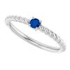 Lab-Grown Blue Sapphire | Round | 3mm | Natural Blue Sapphire | Round | 3mm