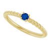 Lab-Grown Blue Sapphire | Round | 3mm | Natural Blue Sapphire | Round | 3mm