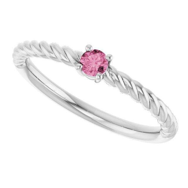 Natural Pink Tourmaline | Round | 3mm