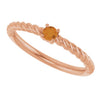 Natural Citrine | Round | 3mm