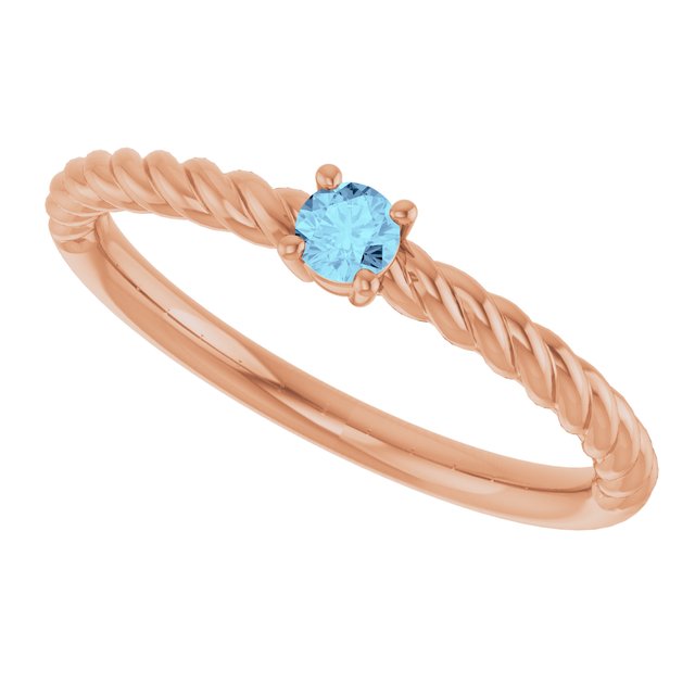 Natural Aquamarine | Round | 3mm