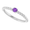 Natural Amethyst | Round | 3mm