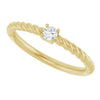 Natural White Sapphire | Round | 3mm