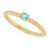 Natural Blue Zircon | Round | 3mm