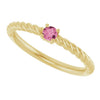 Natural Pink Tourmaline | Round | 3mm
