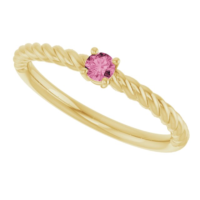 Natural Pink Tourmaline | Round | 3mm