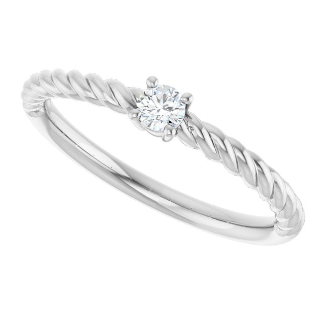 Natural White Sapphire | Round | 3mm