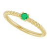 Natural Emerald | Round | 3mm | Lab-Grown Emerald | Round | 3mm