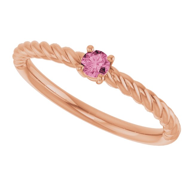 Natural Pink Tourmaline | Round | 3mm