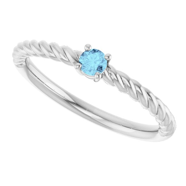 Natural Aquamarine | Round | 3mm