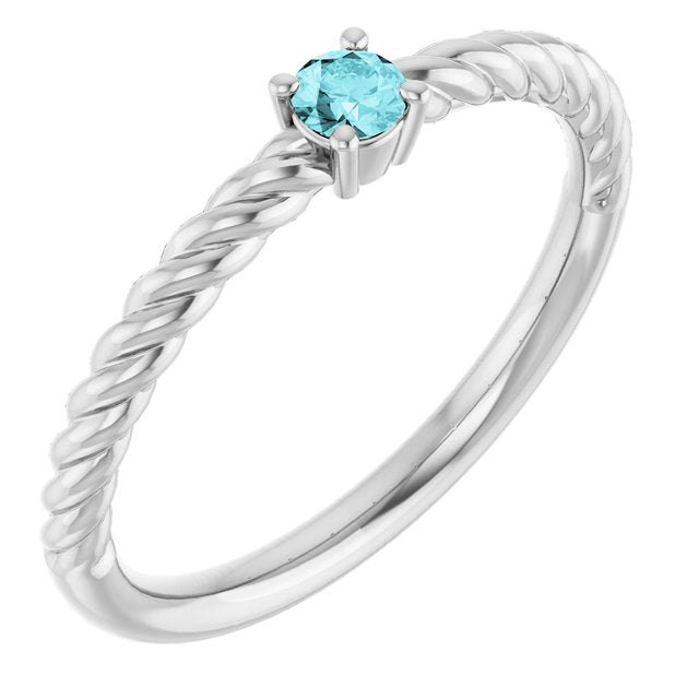 Natural Blue Zircon | Round | 3mm