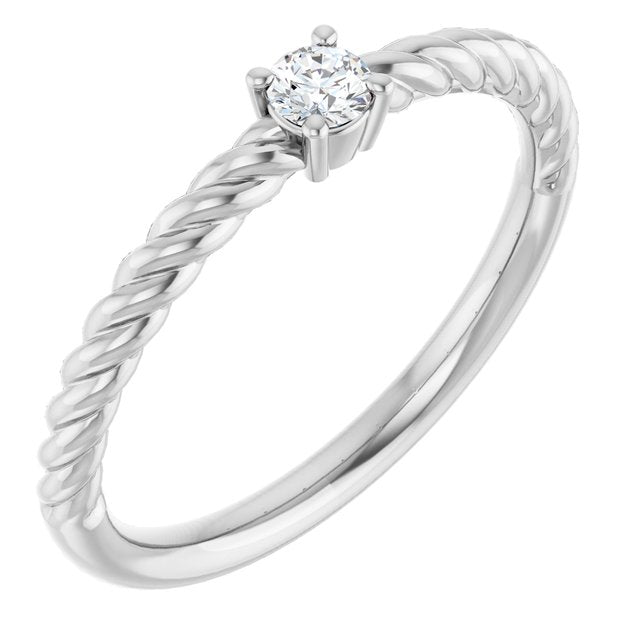 Natural White Sapphire | Round | 3mm
