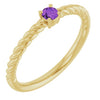 Natural Amethyst | Round | 3mm