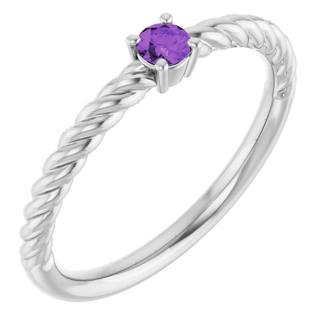 Natural Amethyst | Round | 3mm