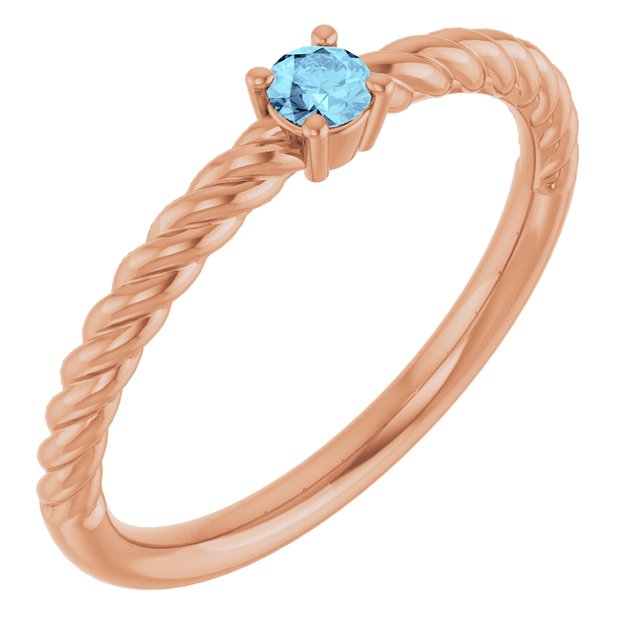 Natural Aquamarine | Round | 3mm