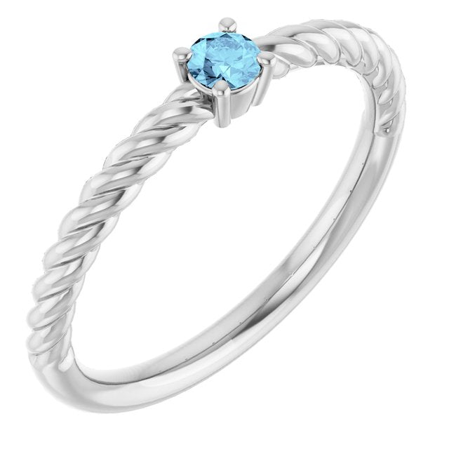 Natural Aquamarine | Round | 3mm