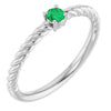Natural Emerald | Round | 3mm | Lab-Grown Emerald | Round | 3mm