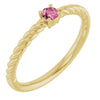 Natural Pink Tourmaline | Round | 3mm