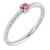 Natural Pink Tourmaline | Round | 3mm
