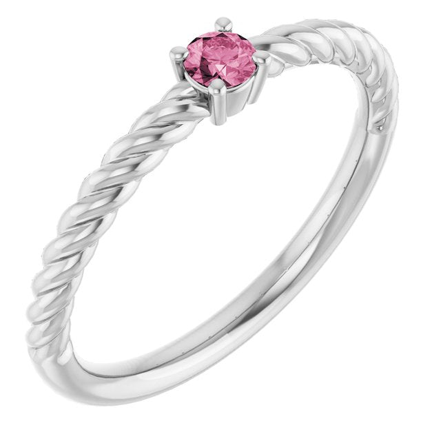 Natural Pink Tourmaline | Round | 3mm