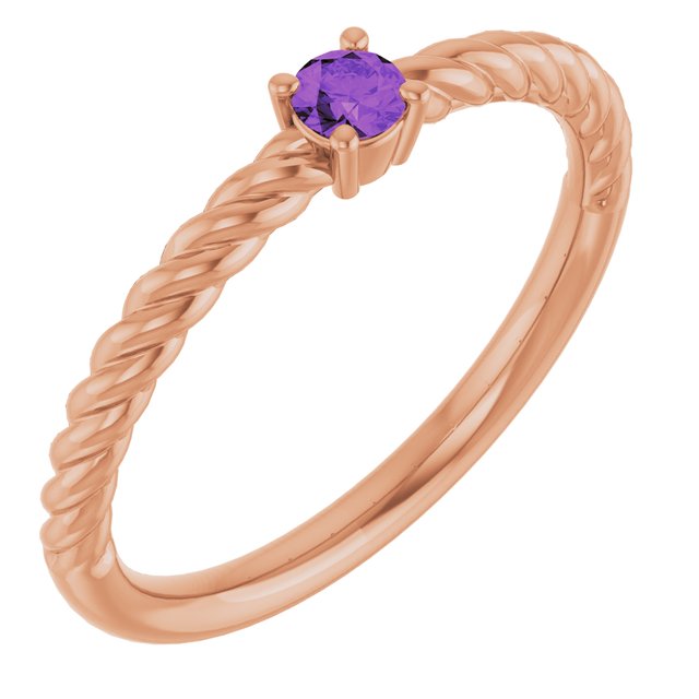 Natural Amethyst | Round | 3mm