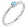 Natural Aquamarine | Round | 3mm
