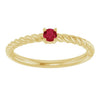 Natural Ruby | Round | 3mm | Lab-Grown Ruby | Round | 3mm
